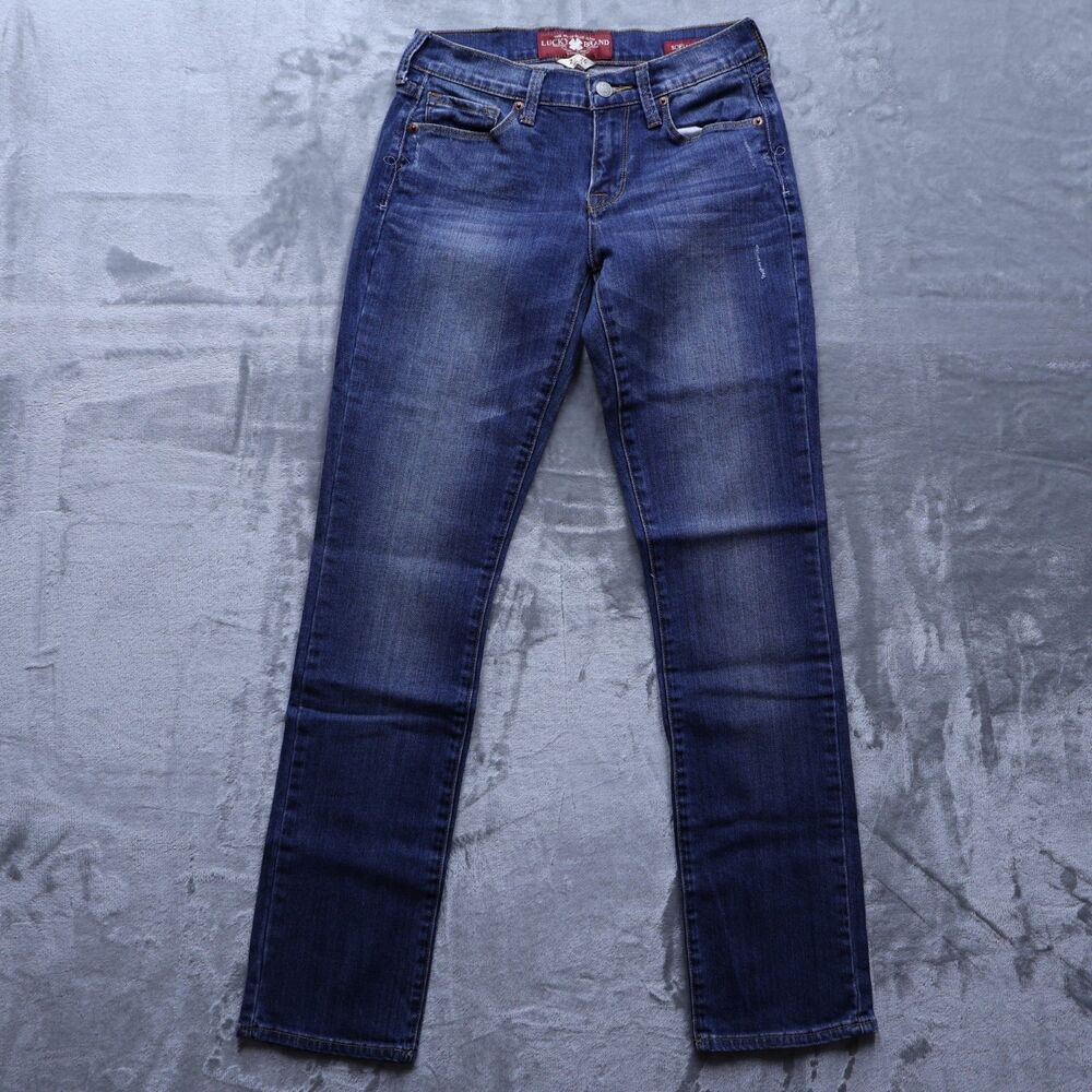 Lucky Brand Dark Blue Straight Leg Jeans